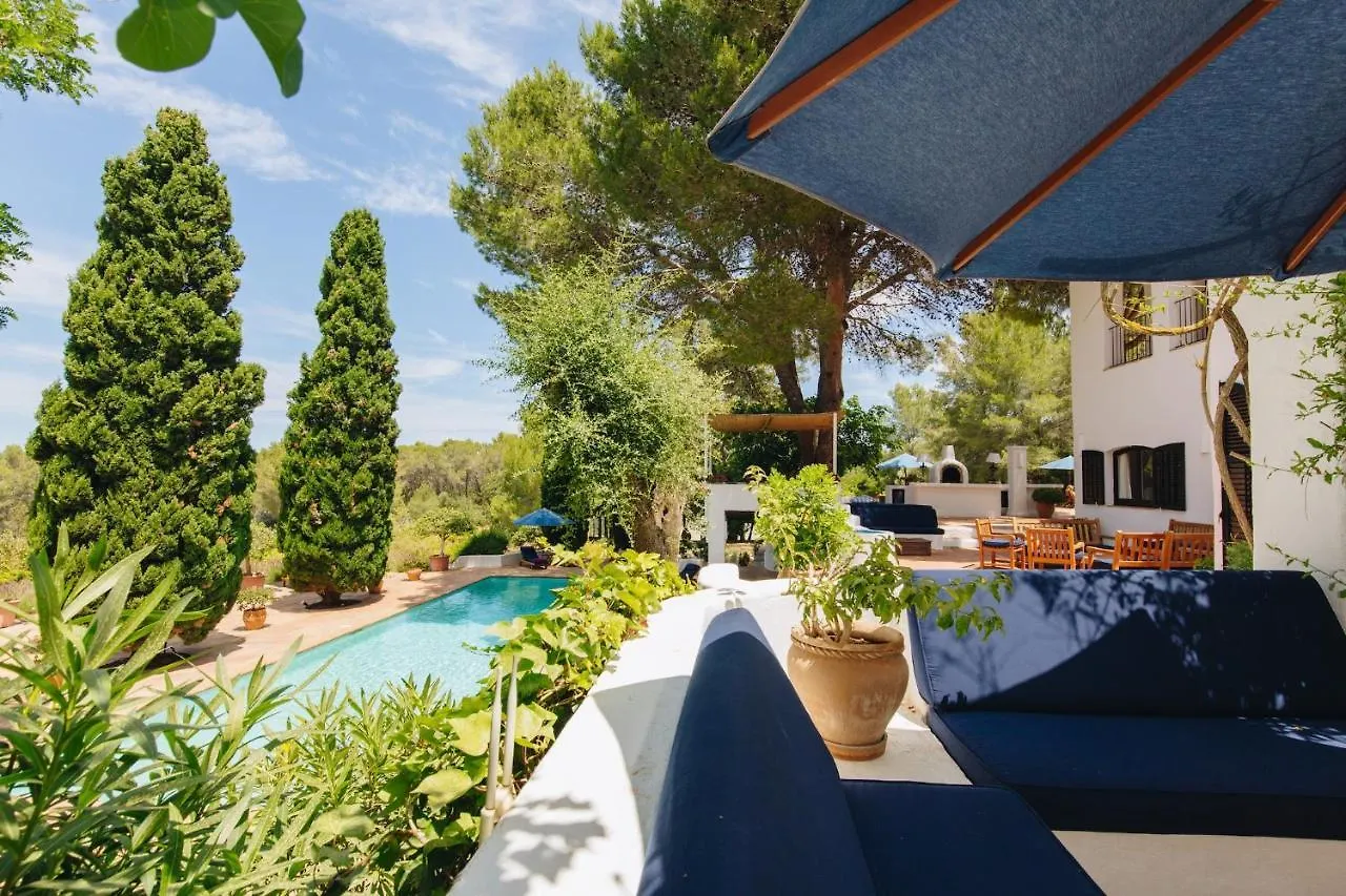 Luxurious Ibiza Villa Casa Pacifica 6 Bedrooms Large Outdoor Dining Area Bbq San Rafael 산타 에우랄리아 데 리오