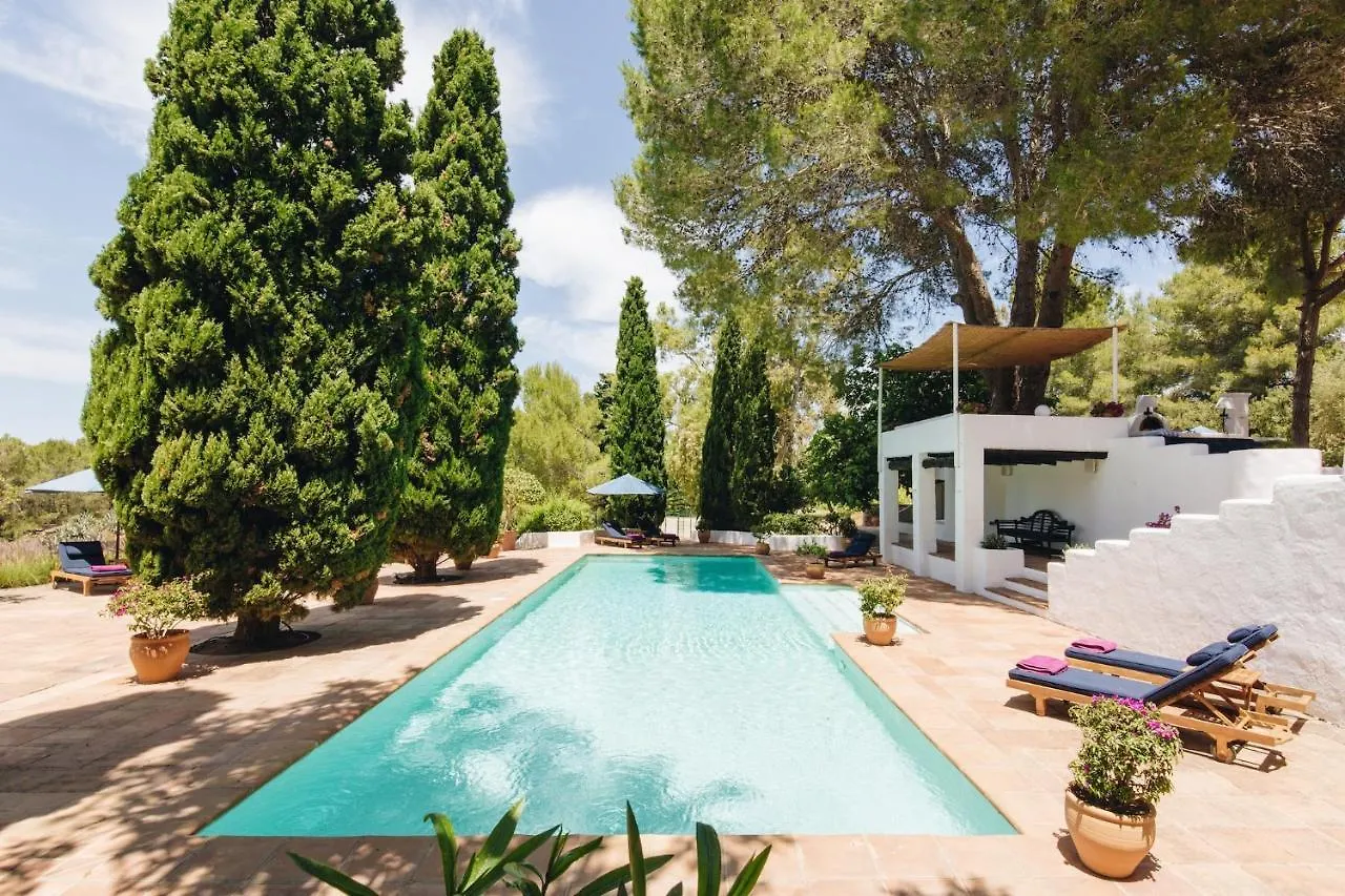 Luxurious Ibiza Villa Casa Pacifica 6 Bedrooms Large Outdoor Dining Area Bbq San Rafael 산타 에우랄리아 데 리오